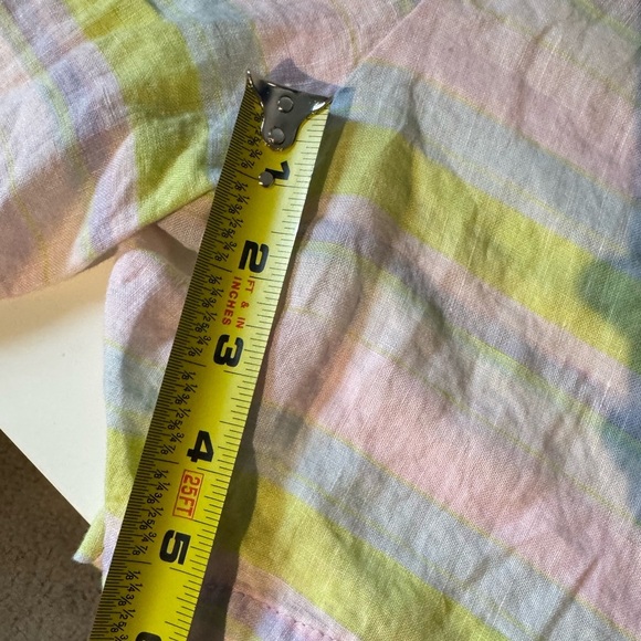 Frankie’s Bikinis Lou High Waisted Stripe Shorts Summer Stripe Sz Small - Picture 14 of 14